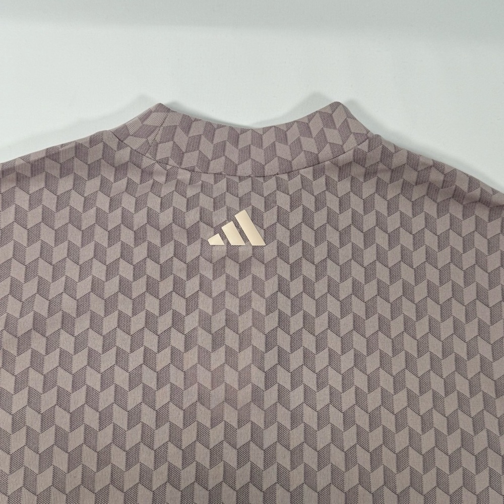 NWT New Adidas Women's Ultimate365 Tour Heat Rdy Medium M Mock Neck Polo Shirt - Picture 7 of 7
